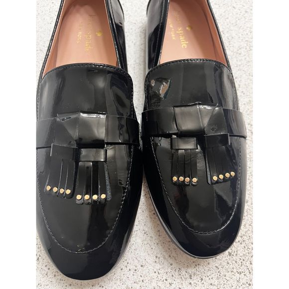 Kate Spade Black Loafers - Picture 2 of 8